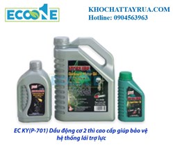EC KY P701 Dầu động cơ 2 thì cao cấp giúp bảo vệ hệ thống lái trợ lực hiệu quả